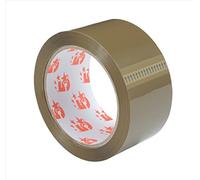 5 Star Office Packaging Tape Polypropylene 50mm x 66m Buff [Pack 6]