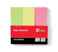 5 Star Office Paper Page Markers 100 Sheets per Pad 25x76mm