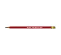 5 Star Office Pencil with Eraser HB Red Barrel [Pack 12]
