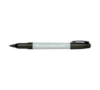 5 Star Office Permanent Marker Fine Tip 0.8mm Line Black [Pack 10]+ Free finchley Refill Pen (1)
