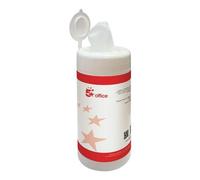 5 Star Office Pre-moistened Wipes for Interactive White Boards 70 Sheets 940333