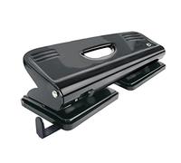 5 Star Office Punch 4-Hole Metal with Plastic Base Capacity 15x 80gsm Black