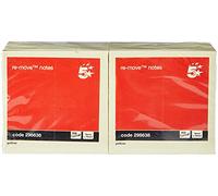 5 Star Office Re-Move Notes Repositionable Pad of 100 Sheets 76x76mm Yellow [Pack 12]