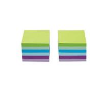 5 Star Office 940562 76 x 76 mm Re-Move Sticky Note - Neon (Pack of 12)