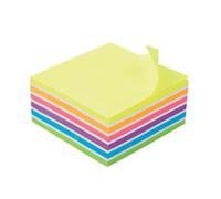 5 Star Office 940554 76 x 76 mm Re-Move Rainbow Cube Sticky Note