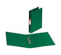 5 Star Office Ring Binder 2 O-Ring Size 25mm Polypropylene A4 Green [Pack 10]