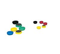 5 Star Office Round Plastic Covered Magnets 25mm Assorted