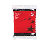 5 Star Office Rubber Bands Assorted Sizes [Bag 0.454kg]