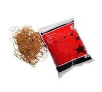 5 Star Office Rubber Bands No.16 63 x 1.5mm - Natural Rubber, Strong & Durable, Approx 2000 Bands, 454g Resealable Bag