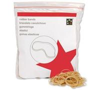 5 Star Office Rubber Bands No.69 Each 152x6mm Approx 141 Bands [Bag 0.454kg], Brown