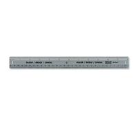5 Star Office Ruler Plastic 300mm Clear [Pack 10]