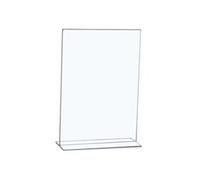5 Star Office Sign Holder Portrait Stand Up A4 Clear