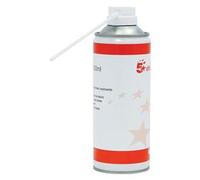 5 Star Office Spray Duster Can HFC Free Compressed Gas Flammable 400ml