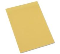 5 Star Office Square Cut Folder Recycled Pre-punched 180gsm Foolscap Yellow [Pack 100]