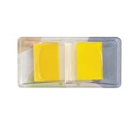 5 Star Office Standard Index Flags 50 Sheet Pad 25x45mm Yellow Pack 5