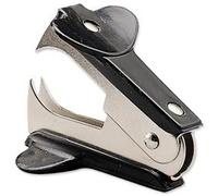 5 Star Office Staple Remover Contoured Grip Pinch Style Black