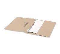 5 Star Office Transfer Spring Pocket File Recycled Mediumweight 285gsm Capacity Foolscap Buff [Pack of 25]