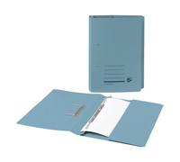 5 Star Office Transfer Spring Pocket File Recycled Mediumweight 285gsm Foolscap Blue (Pack of 25)