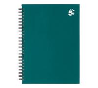 5 Star Office Twinbound Hardback A5 140Pg Teal Pack of 5