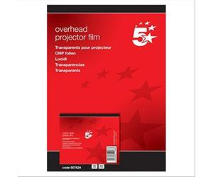 5 Star OHP Film Laser Colour Printer [Pack of 50]