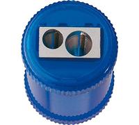 5 Star Pencil Sharpener Plastic Canister Maximum Pencil Diameter 8mm 2 Hole Coloured