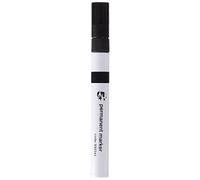 5 Star Permanent Marker Aluminium Barrel Quick-drying Bullet Tip 2mm Line Black [Pack of 12]