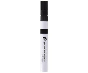 5 Star Permanent Marker Aluminium Barrel Quick-drying Bullet Tip 2mm Line Black [Pack of 12]