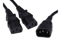 5STAR Power Cable C14 To 2X C13 Powe
