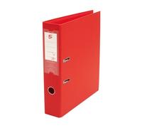 5 Star Office Premium Polypropylene Lever Arch File Foolscap Red (Pack of 10)