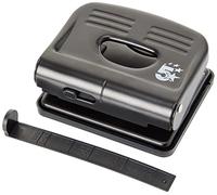 5 Star Punch 2-Hole Plastic Base Metal Handle Capacity 18x 80gsm Black
