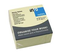 5 Star Re-Move Notes Cube Pad of 320 Sheets 76x76mm Yellow