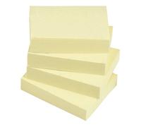 5 Star Re-move Sticky Notes Repositionable 38x51mm Yellow (Pack of 12) 552250