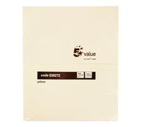 5 Star Re-Move Sticky Notes Repositionable 76x127mm Yellow (Pack of 12) 638272