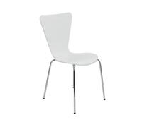5 Star Recess Heavy Duty Chair White SF1004347