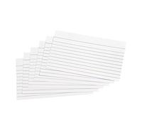 5 Star Record Cards Ruled Both Sides 5x3in 127x76mm White [Pack of 100]