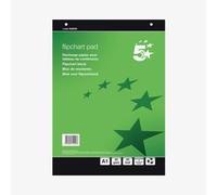 5 Star Recycled Flipchart Pad 55gsm 20 Sheets A1 (Pack of 5) FS668896