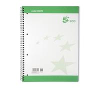 5 Star Eco Spiral Pad Punched 4 Holes A4 [Pack 10] [Pack 10]