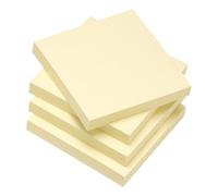 5 Star Recycled Sticky Notes Removable Yellow 76x76mm (Pack of 12) 934180