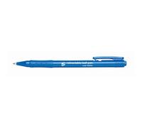5 Star Ball Pen Retractable Medium 1.0mm Tip 0.7mm Line Blue [Pack of 20]