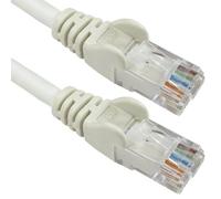 5 Star RJ45 Cable LSOH Moulded Network Cable Cat6 White 10m FS676375