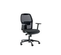 5 Star Rovia Mesh Task Chair with Adjustable Arms Black SF3072021