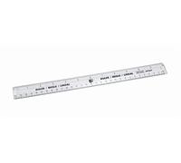5 Star Ruler Plastic Shatter-resistant 300mm Clear [Pack of 10]
