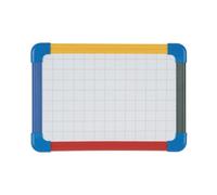5 Star Double Sided Whiteboard Plain/Grid A4 (Pack 10)