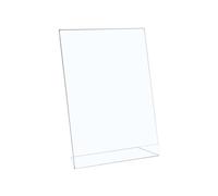 5 Star Sign Holder Portrait Slanted A4 Clear 938546