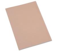 5 Star Square Cut Folder Recycled Punched 250gsm Buff Pack 100