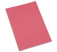 5 Star Square Cut Folder Recycled Punched 250gsm Red Pack 100