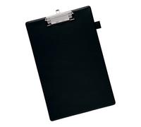 5 Star Office PVC Foldover Clipboard Foolscap Black - 913632