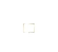 5 Star Standard Horizontal A3 Sign Frame Brass for Rope Barriers