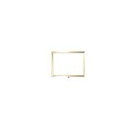 5 Star Standard Horizontal A4 Sign Frame Brass for Rope Barriers