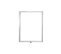 5 Star Standard Vertical A3 Sign Frame Chrome for Rope Barriers